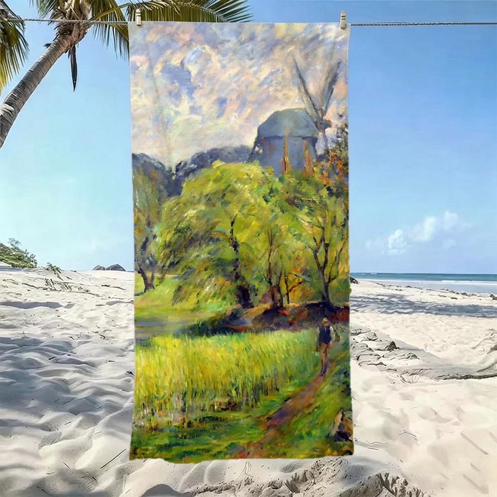 Vivid P-Paul GauguinS Towel Five-Star Hotel Quality Eco-Friendly Ultra Soft Thick Towels & Beach Towels