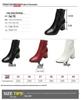Women's Winter PU Leather Block Heel Boots with Side Zipper, Round Toe, and Faux Plush Lining
