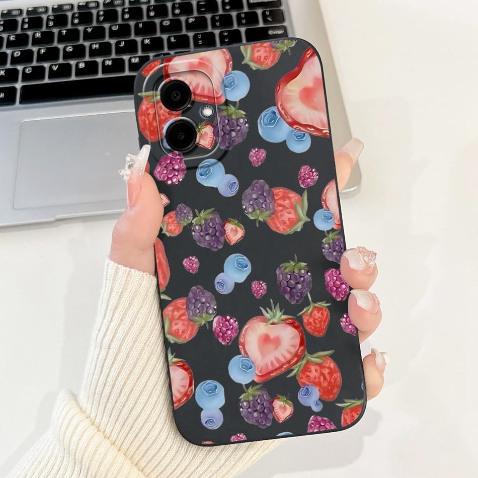 For Samsung Galaxy A06 Beautiful Bow Rose Painting Phone Case For Samsung A06 4G 5G Soft Silicone Shockproof Cases
