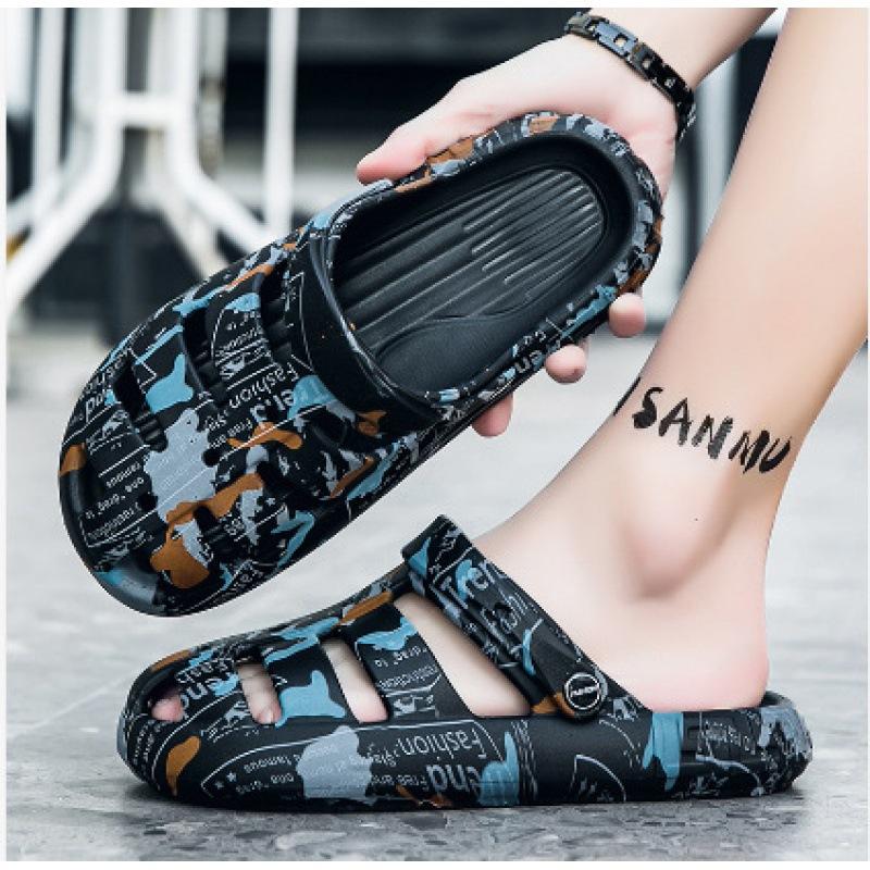 Cave shoes summer wear sports sandals leisure travel beach bag head slippers couple