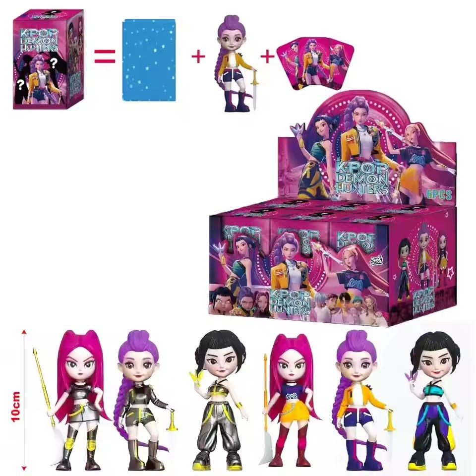 Anime KpopDevil HunterBlind Box Detachable Fun Blind Bag Small Statue Surrounding PVC Model Table Top Decoration Collection Gift