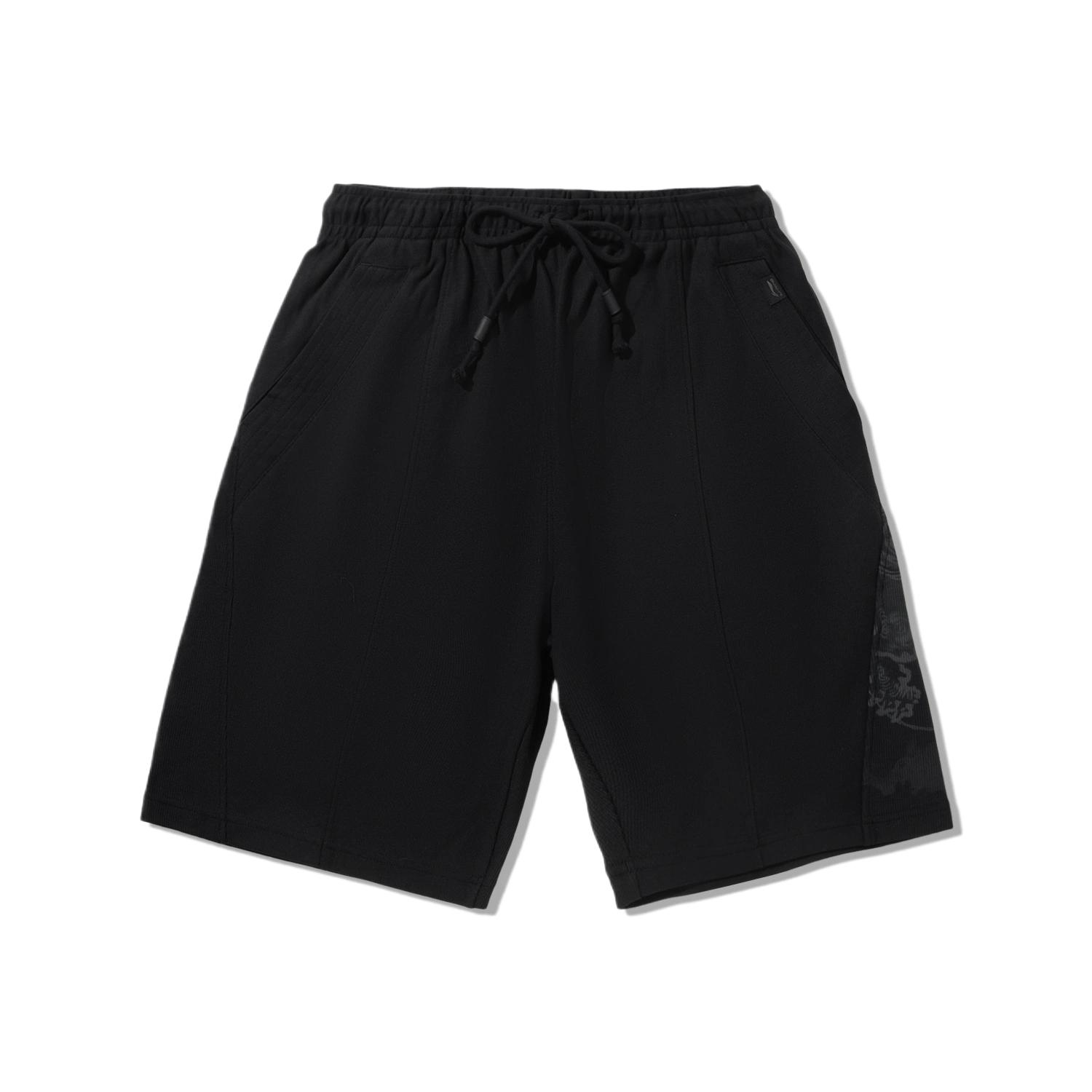 Li Ning Простые удобные повседневные шорты на шнуровке Мужские шорты AKSV477-3 M