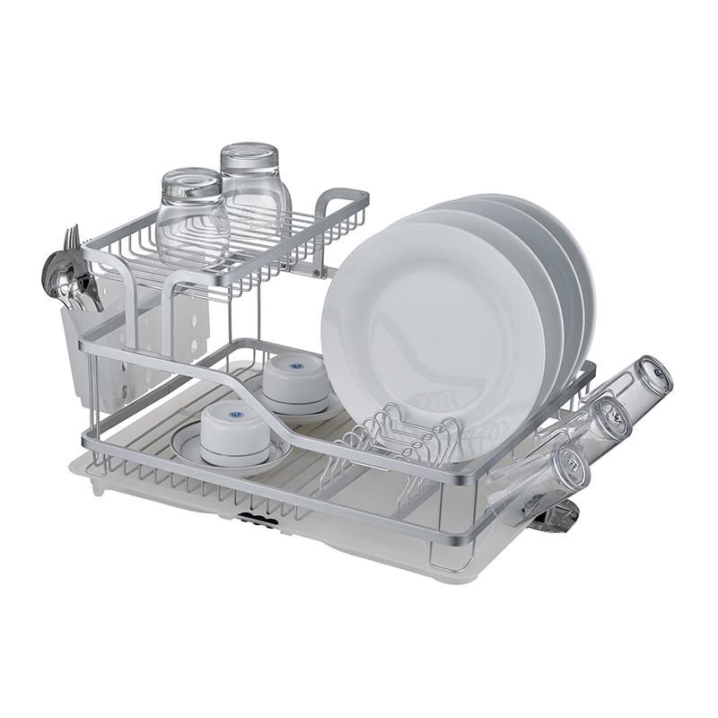Nordic Style Foldable Aluminum Dish Drying Rack