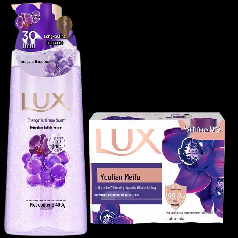 

Lux Foaming Scented Shower Gel & Soap Set