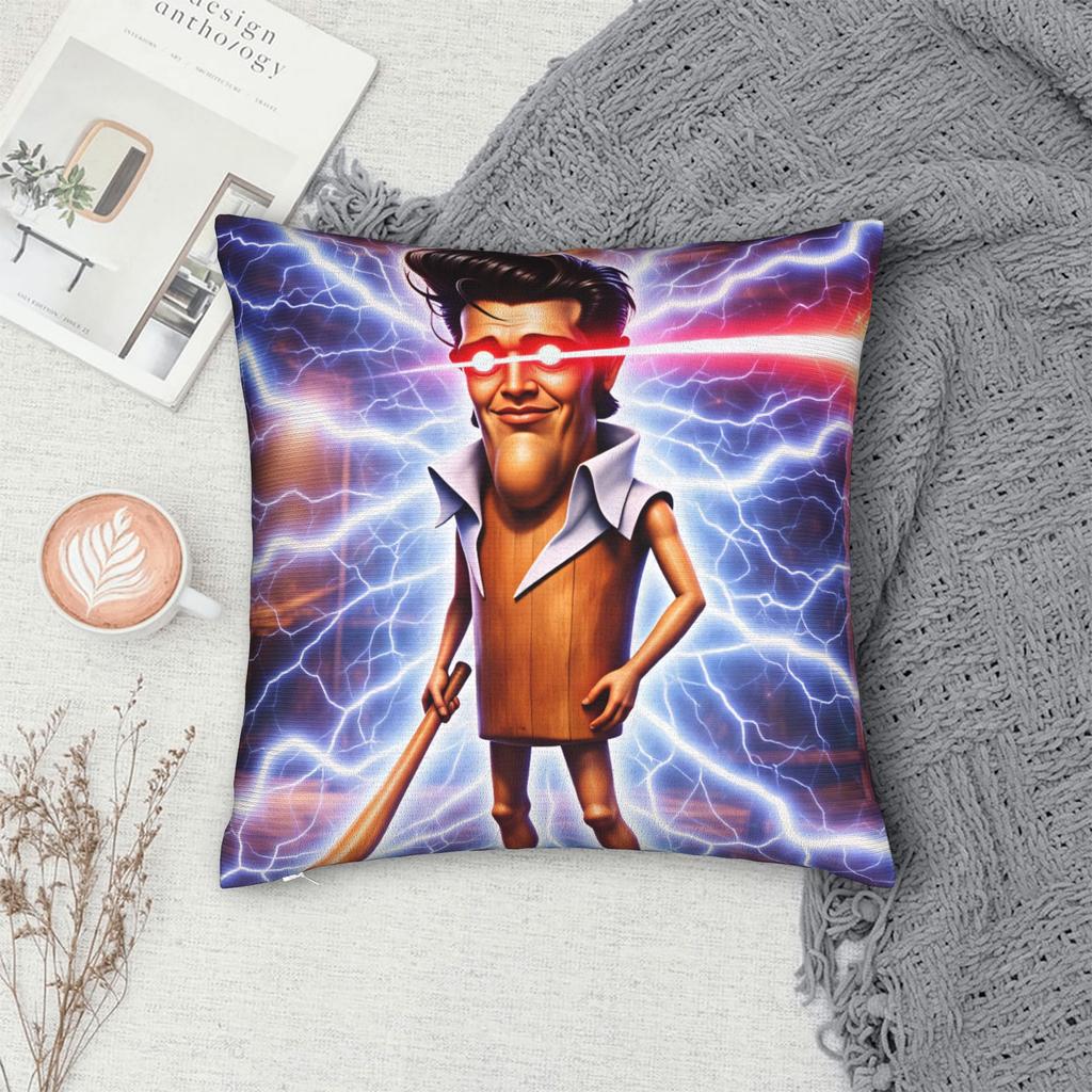 Pillow Case  Charlie Kirk Meme Comfy  Pillow Cover For Chair Sofa Home Decor Funny Pillowcases
