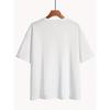 Women's 100% T-Shirt, Cute Sleeping Koala Sketch Print Crew Neck Short Sleeve Tee, Casual Trendy Summer Top, Breathable