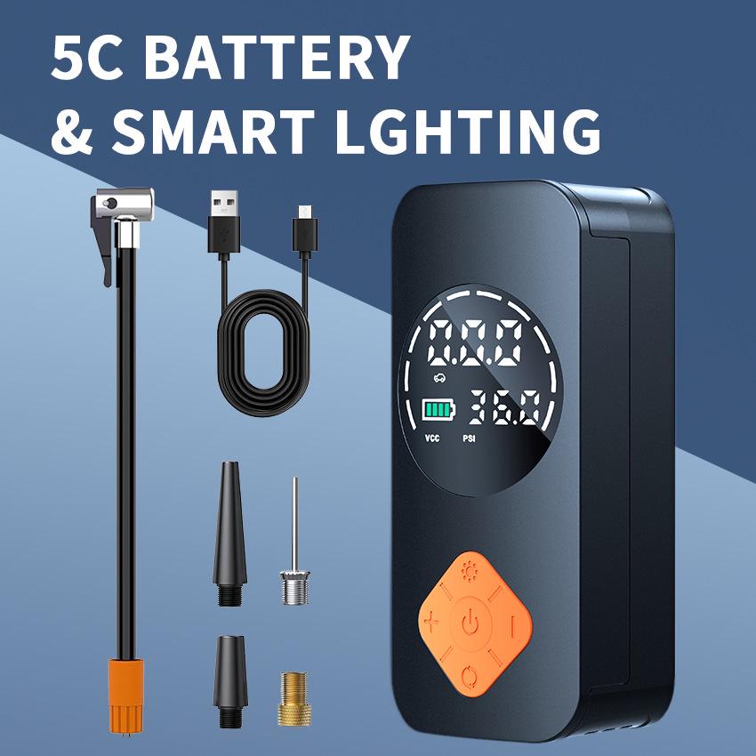 Portable Wireless Digital Display Smart Tire Inflator Pump