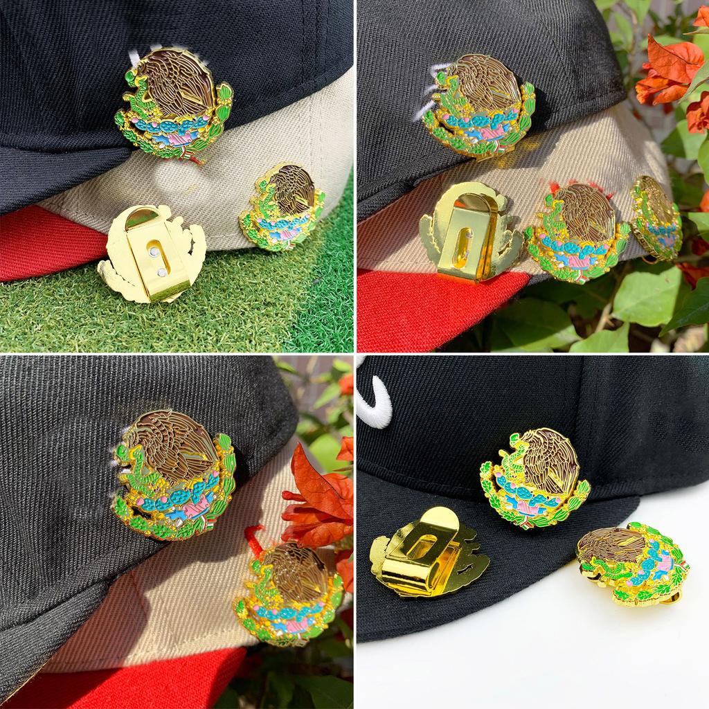 Fashionable Metal Owl Shaped Hat Pin Cultural Mexican Owl Souvenir Clip Stylish Brooch Decoration for Hats and Clothes