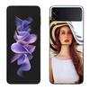 Singer Lana D-Del Rey Phone Case For Samsung Z Flip 7 6 5G Galaxy Z Flip 5 4 3 Black Hard Cell Cover Luxury PC Shell Coque