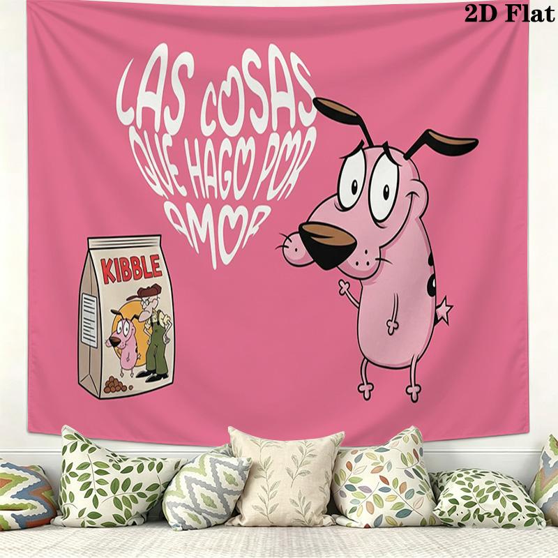 Courage Wall Tapestry Aesthetic Wall Hanging Printed Fabric Blanket Decorative Tapestries for Bedroom Living Room Home Decor