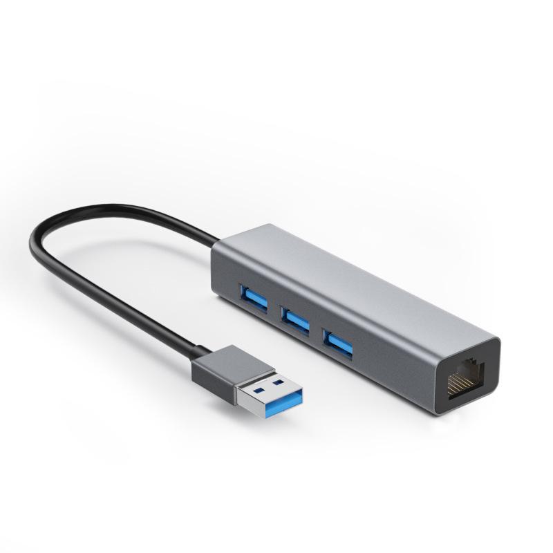 Dual Interface USB-C 3.0 to RJ45 Gigabit Ethernet Adapter for Laptops
