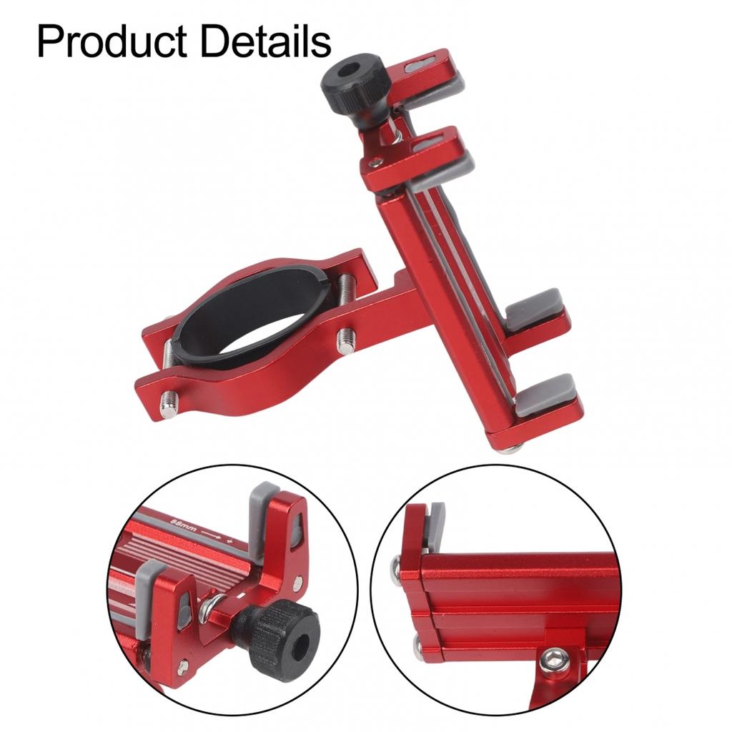 Adjustable Size Compatibility 360° Rotation Bicycle Holder Bike Phone Mount