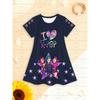 Summer Cute Kpop Demon Hunters Child Short Sleeve Adult Kids Tee Birthday Jersey Fashion Dress Cosplay Huntrix Fan Gift