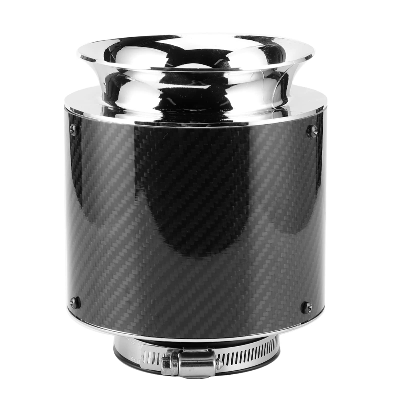 

Carbon Fiber Air Filter 76mm Automotive Carbon Fiber Texture Air Filter Filtering Area (M) M