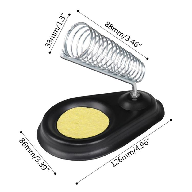 Heat Resistant Soldering Iron Rest with Stable Support for Various Sizes