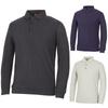 Kim Young Joo Golf Winter Men'S Reversible Fleece-Lined Long Sleeve Collared T-Shirt Kmwmts02
