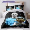 Poster Haaland Biancheria da letto Set piumone Copripiumone Federa Decorazione per la casa Regalo di compleanno (1 * copripiumino + 2 * federa, senza nucleo)