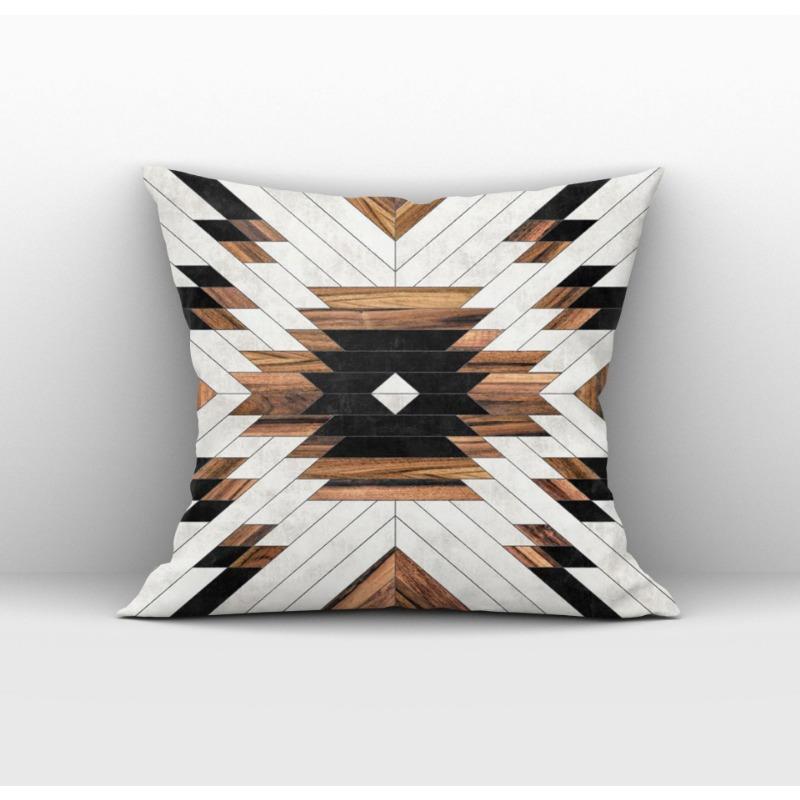 Gray Geometric Pillowcase Home Sofa Pillowcase
