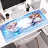 Elsa Theme Mouse Pad, Non Slip Rubber Base, Multifunctional Office & Home Decor, Perfect for Workspace Personalization.