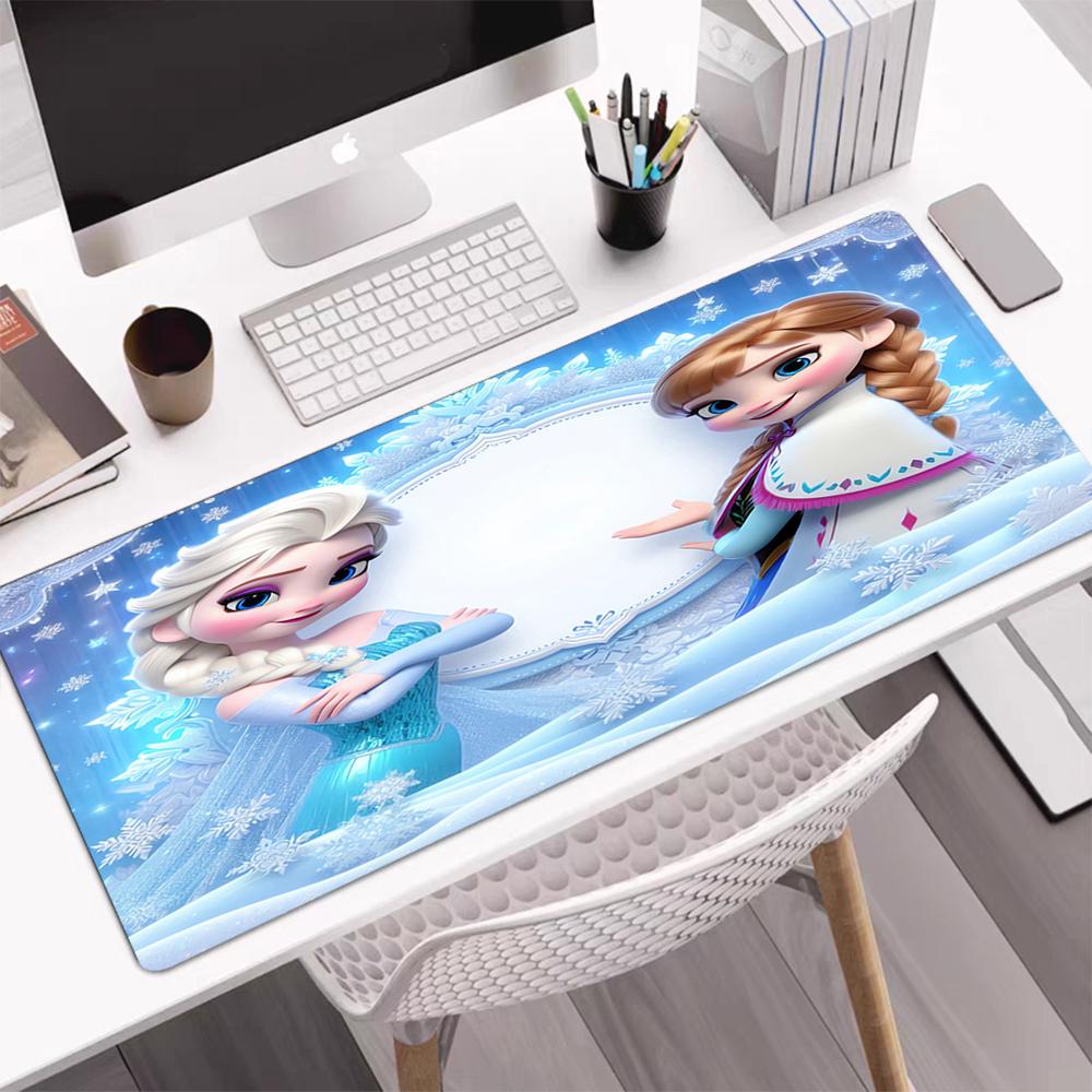 Elsa Theme Mouse Pad, Non Slip Rubber Base, Multifunctional Office & Home Decor, Perfect for Workspace Personalization.