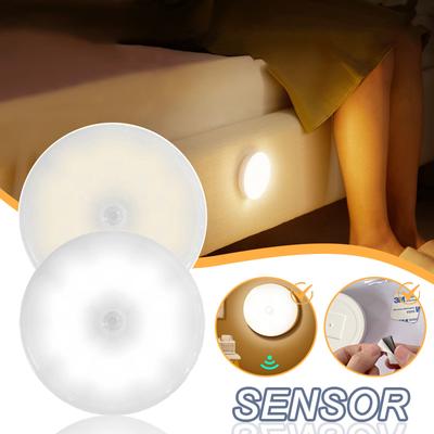 Şarj edilebilir LED Hareket Sensörü Gece Lambası USB Sensör LED Gece Lambası Kablosuz Enerji tasarruflu LED Vücut Indüksiyon Lambası Ev Için