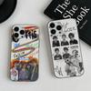 Funda de Teléfono Kpop Music C-CORTIS para iPhone 17 16 15 14 13 12 11 Funda Suave Corrugada Mate Antideslizante