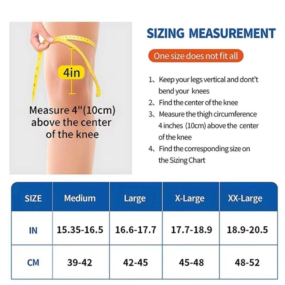 Verstellbare Kompressions-Kniebandage Elastische Sport-Kniepolster Elastisches Sport-Kniepolster Wandern