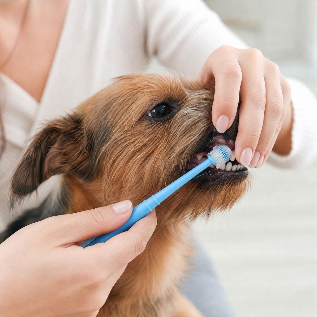 Pet Toothbrush with - Soft Bristles for Gentle Teeth and Cleaning