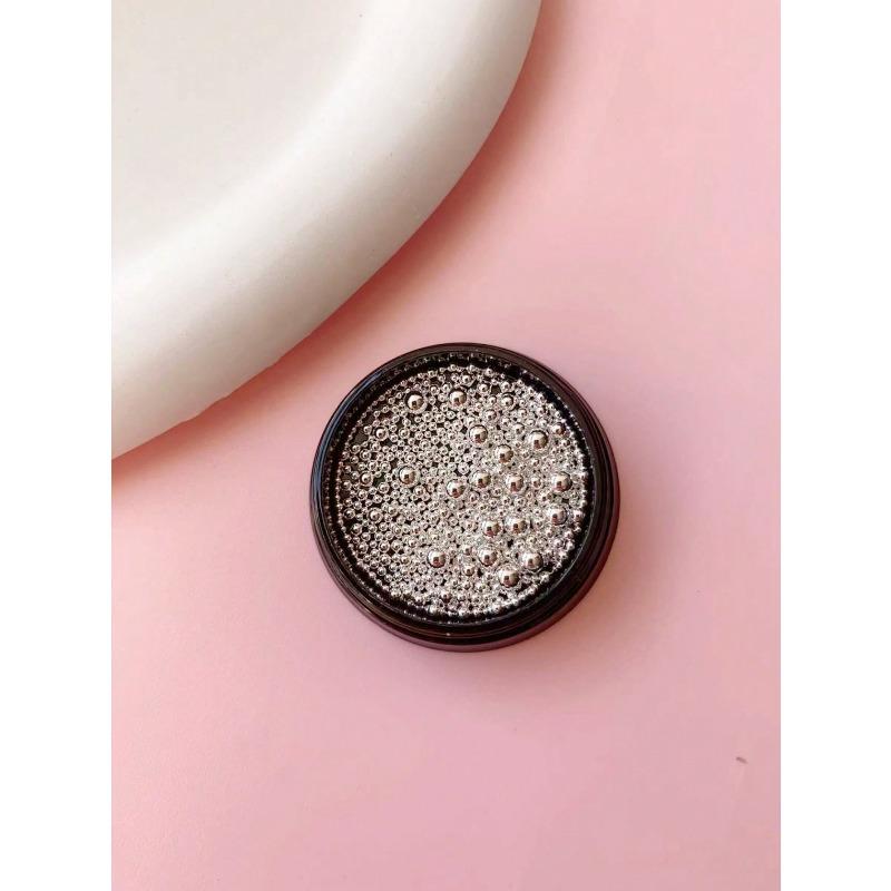 1 Box 3D Round Design Nails Art Decoration Ball, Steel Ball Diy Nails Supplies, Nails Charm, Small Steel Ball, Gold, Silver Color Nails Salon
