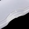 PVC Plastic Portable White Polarized Sunglasses Clip Hard Box Eyewear Accessories Glasses Case