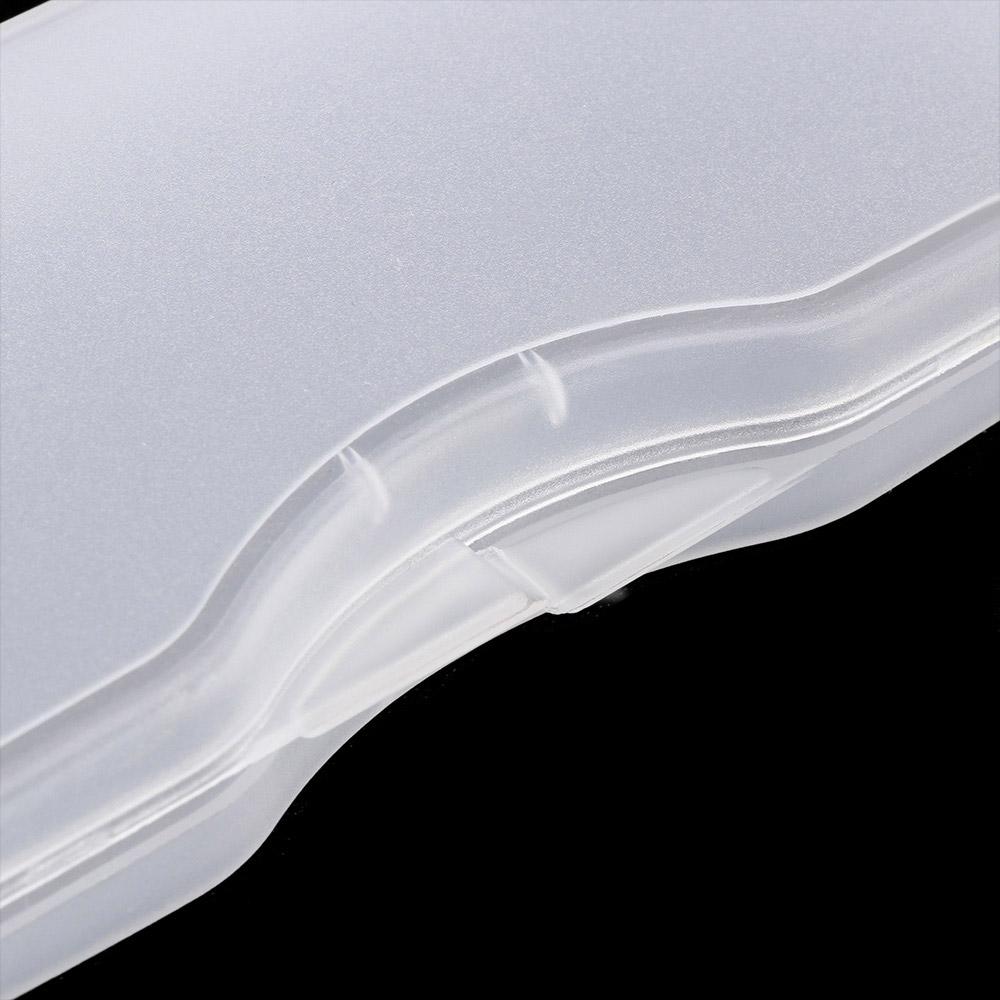 PVC Plastic Portable White Polarized Sunglasses Clip Hard Box Eyewear Accessories Glasses Case