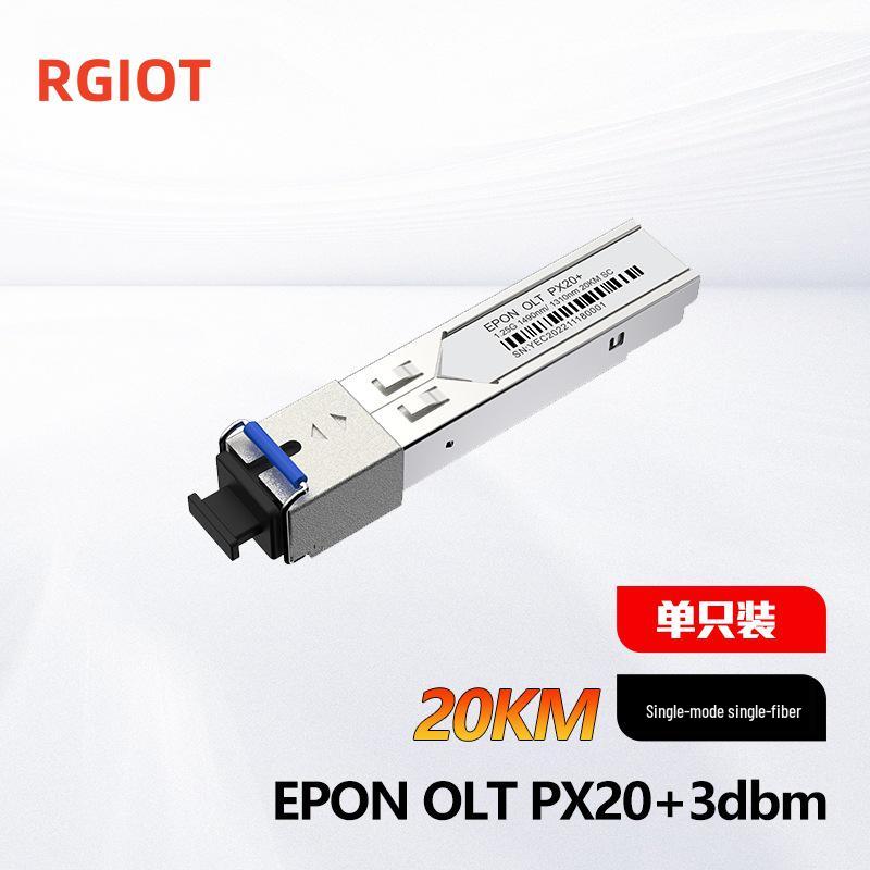 20KM Single-Mode Optical Module: EPON/GPON OLT SFP, SC Interface, Compatible with Gigabit Optical Control