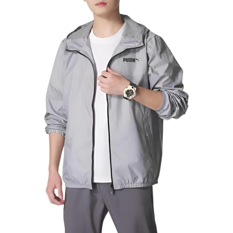 Puma Breathable Hooded Zip-Up Knit Tracksuit Men Tracksuits 693713-63+687568-01