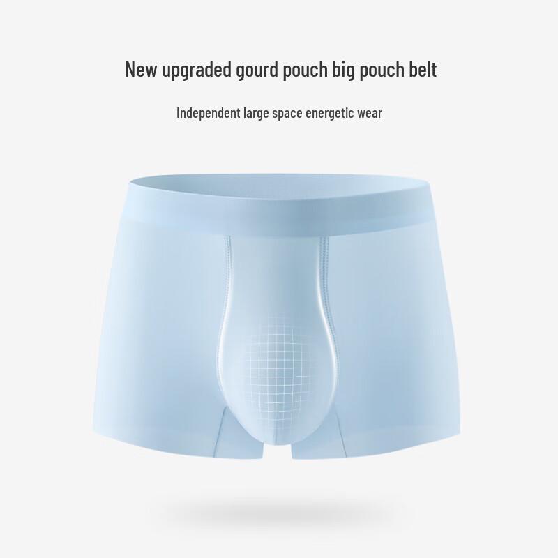 Urban Beauty Men's Ice Silk Seamless Boxer Briefs