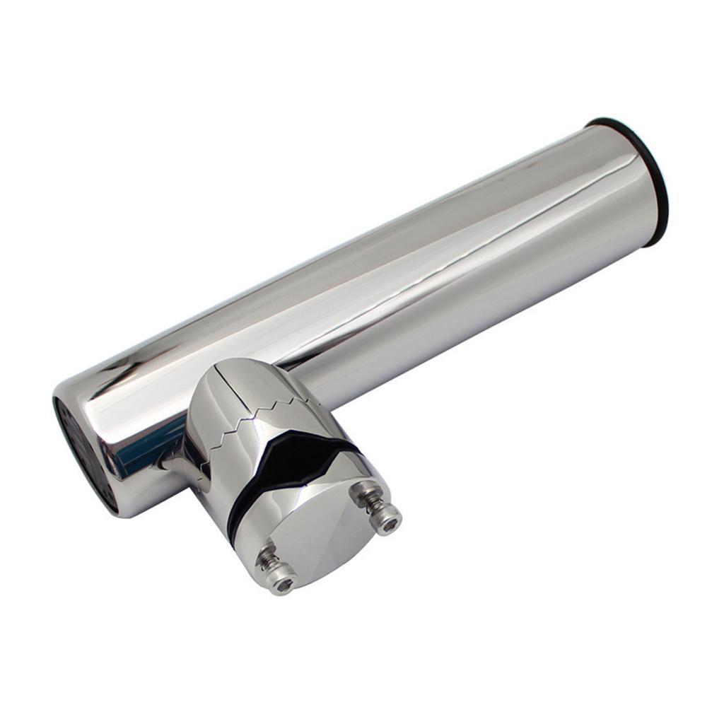 Boat Fishing Rod Holder Clamp Stainless Steel Adjustable Rail Fishing Rod Holder Clamp On Rail Mount 19mm-25mm/22mm-32mm