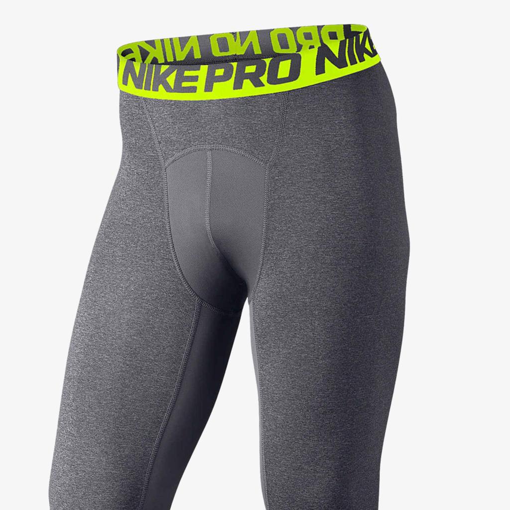 Nike Color Block Logo Print Fitness Long Pants Men bottoms Gray 703098-093