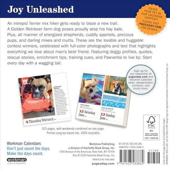 365 Dogs Page-A-Day Calendar 2027 Worlds Favorite Dog