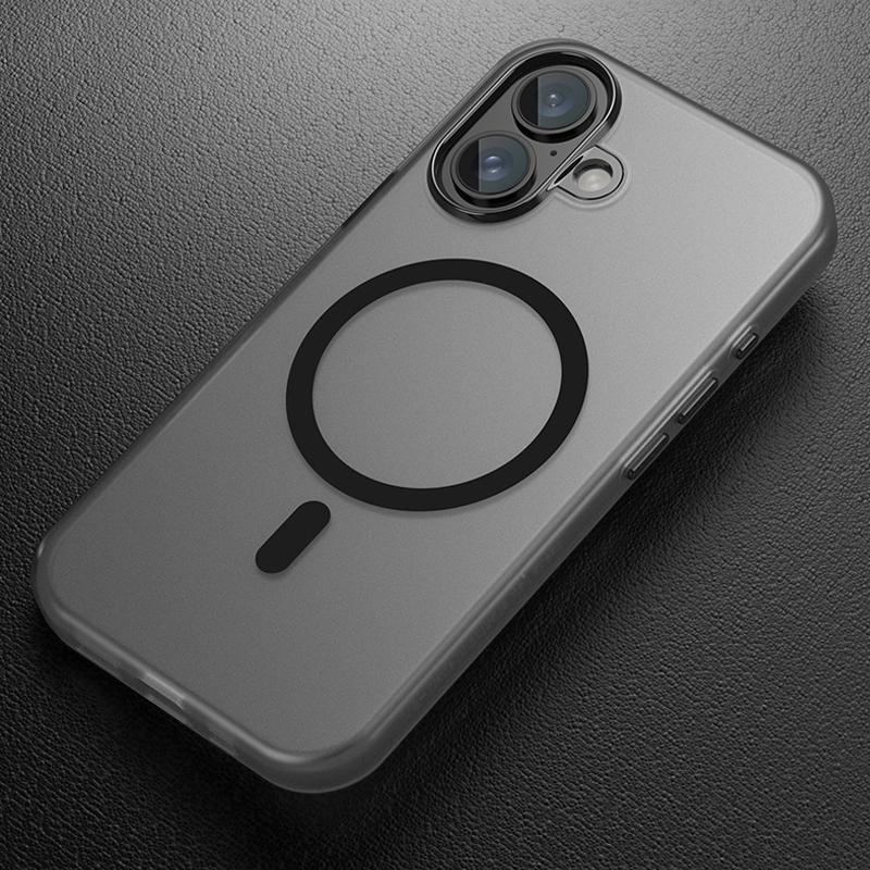 Fundas For iPhone 16 15 Pro Max Candy Color Matte Phone Case For Apple 14 13 12 11 Pro Max 15 16 Plus For Magsafe Magnetic Magsafing Soft Phone Cover