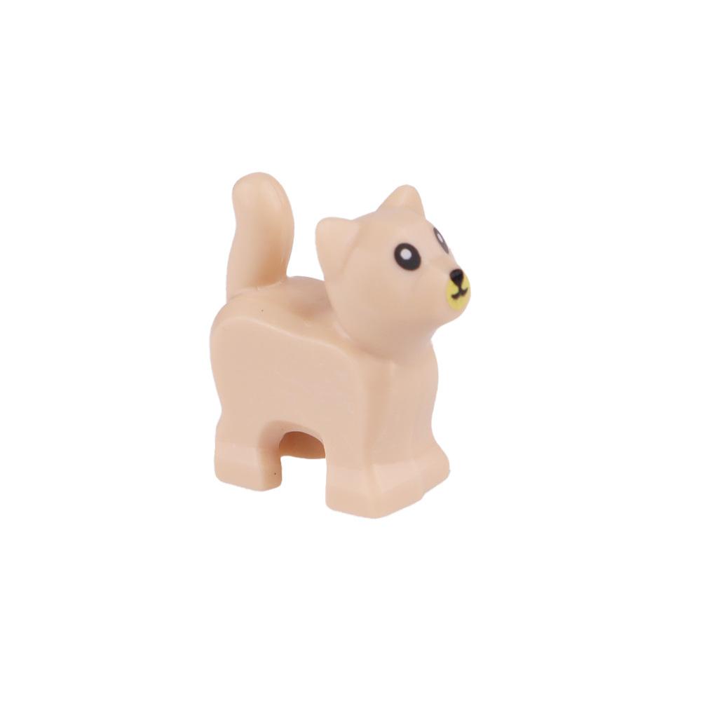 Bricks DIY Dog Wild Zoo Marine Animal Farm Animal Dinosaur World Building Blocks Building Blocks Assemble Cat Shark Penguin