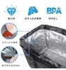 JIKO Eco with Drawstring and Easy To Made with and Large Reusable Bag, Foldable, Belt, Carry, Cool-Insulated Water-Repellent Material, Size, Durable,