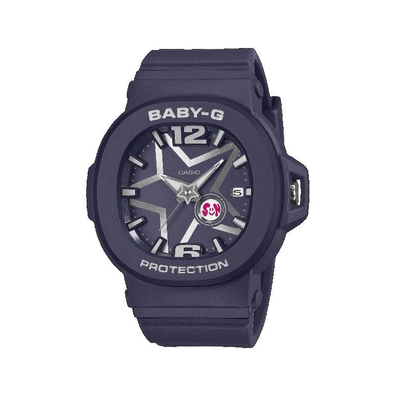 

Casio Baby-G Women s Resin 100M Water Resistant Analog Shock Resistant Quartz Watch BGA-10D-2A1 синий