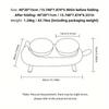 Anti-Spill Cat Shape Design Elevated Pet Double Bowls for Neck Protection