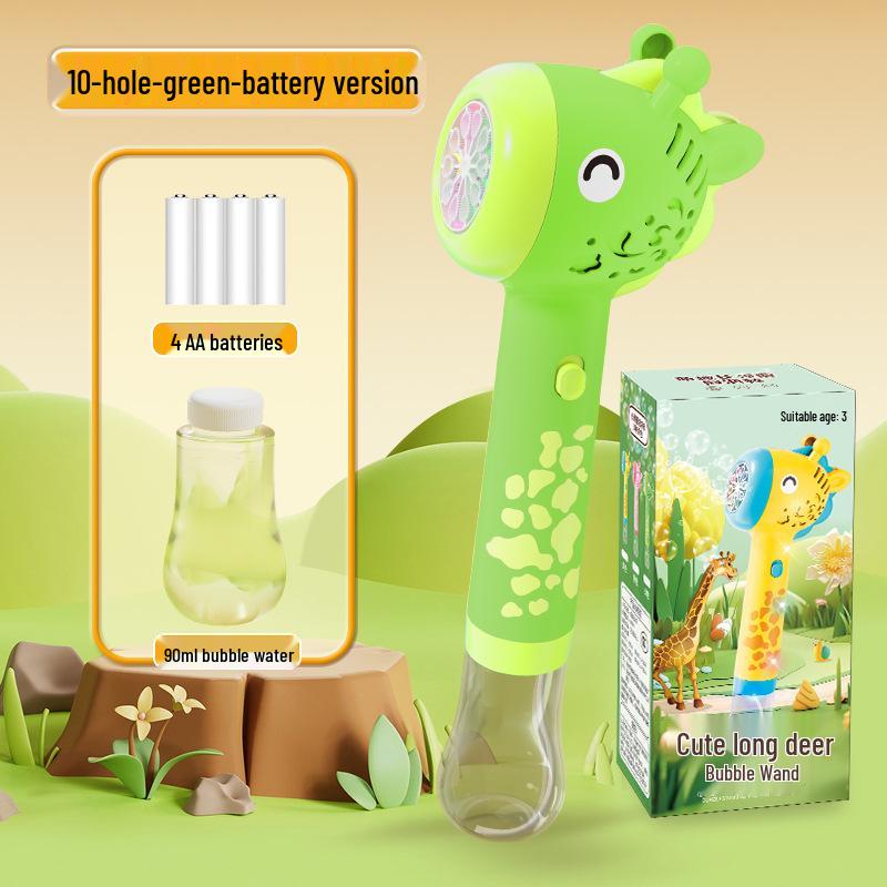 Unicorn Electric Bubble Maker: Kids' Automatic Light-Up Bubble Gun Gift