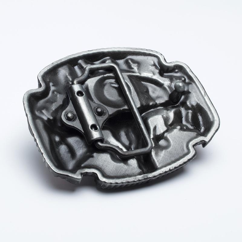 Texas Flag Bull Head Belt Buckle - Western Style Fashion Accessory