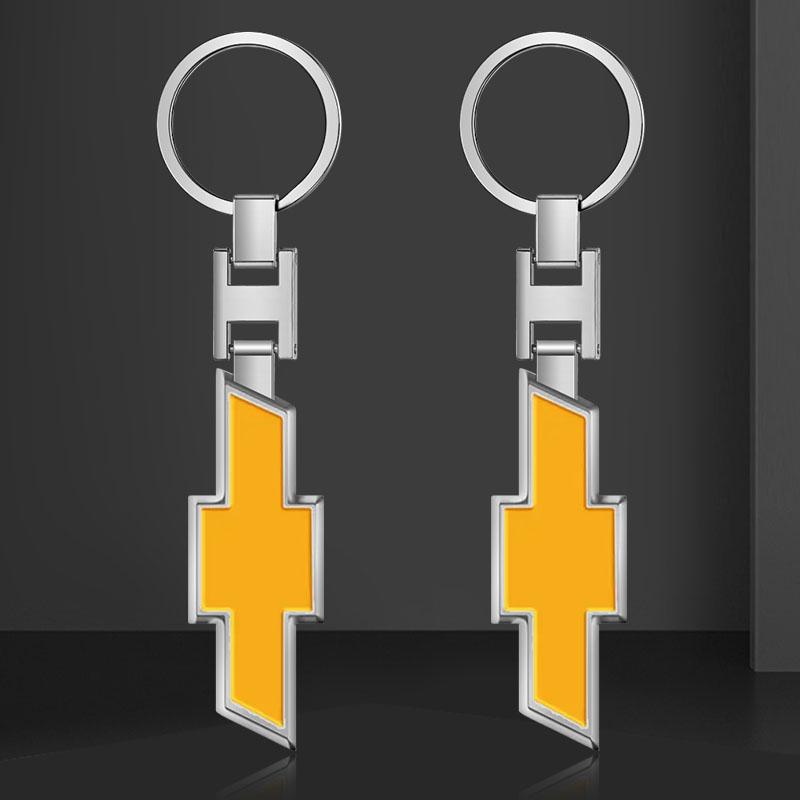 Auto-Emblem Schlüsselanhänger Schlüsselring Zubehör für Chevrolet Chevry Cruze Impala Camaro Garna Equinox Volt Yakista AVEO Limousine Schrägheck Malibu Trax Aveo