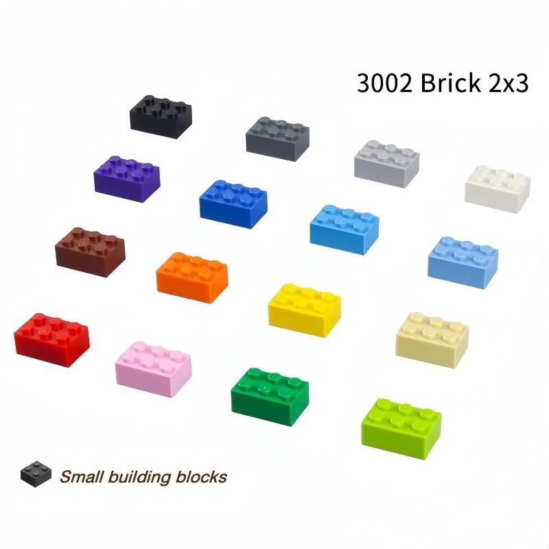 20 Stück Dicke 2x3 DIY Bausteine Figuren Steine Noppen Pädagogisches Plastikspielzeug für Kinder Größe Kompatibel Mit 3002