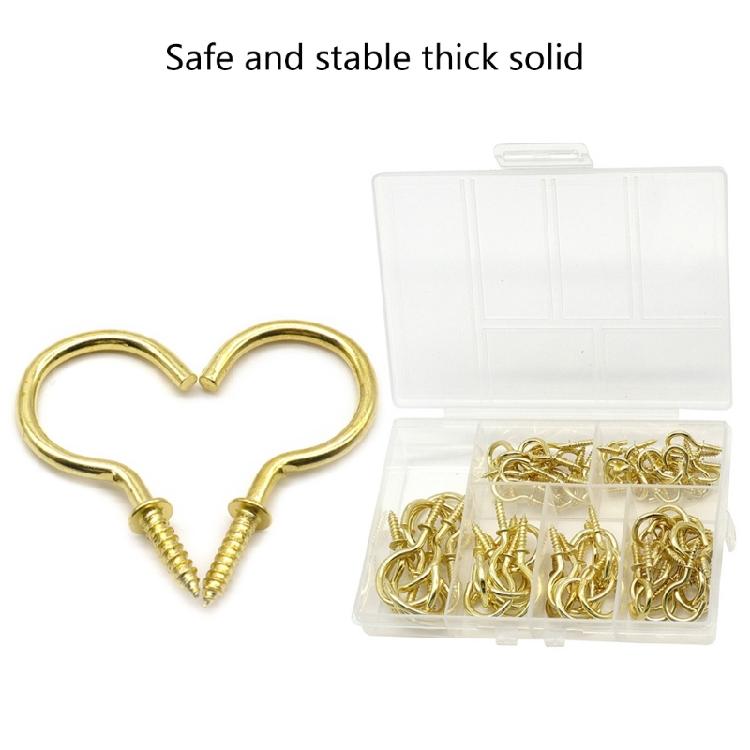 Set mit 75 Eisenbecherhaken Effiziente & Praktische Haken Geeignet für Zubehör