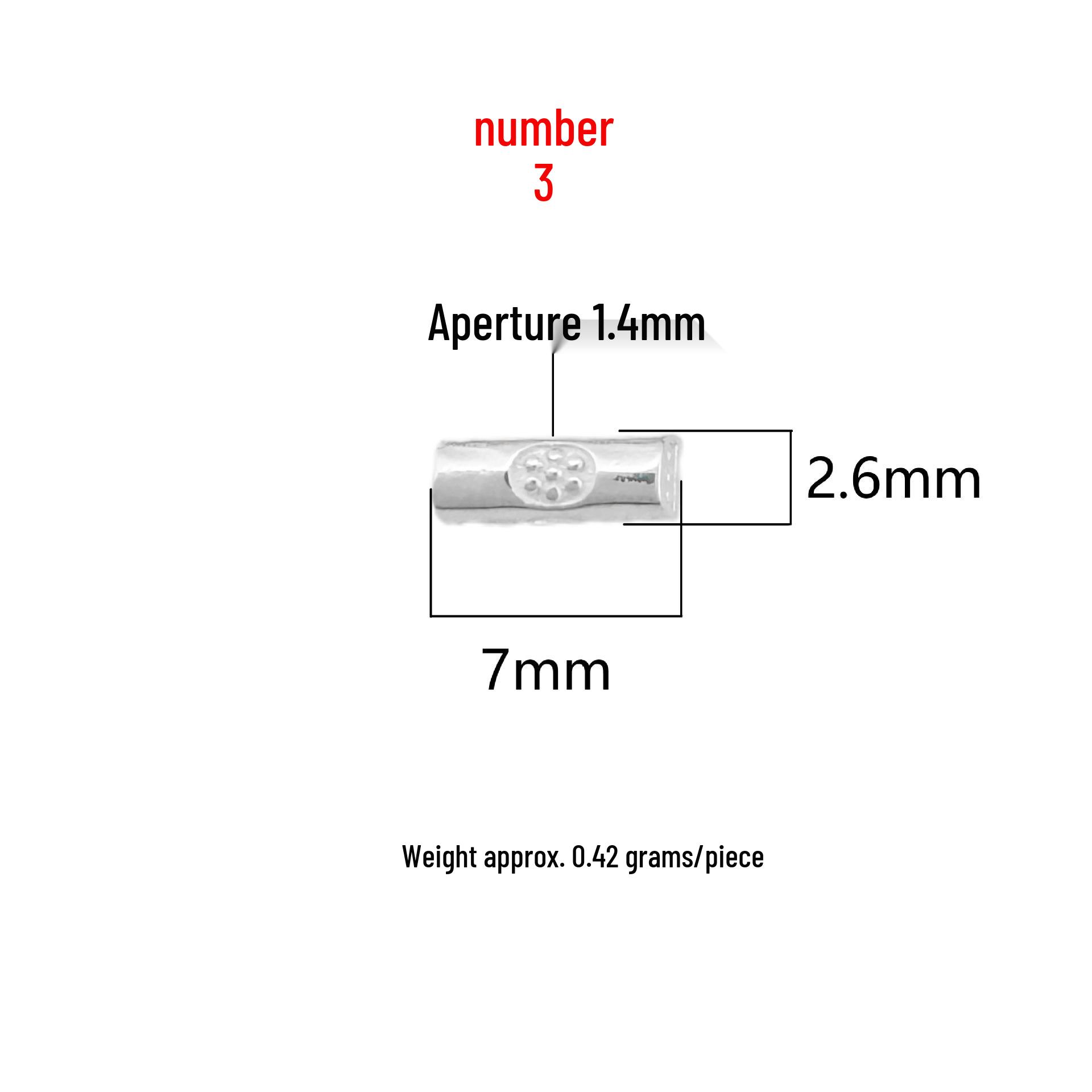 Sterling Silver Propeller Spacer Beads for DIY Bracelets and Necklaces S999 Sterling Silver