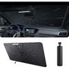 2025 Upgrade Car Windshield Sun Shade Windshield Sunshade Umbrella [Star Fabric] Protect Car from Sun Rays&Heat Damage Keeps Vehicle Cool, Spring