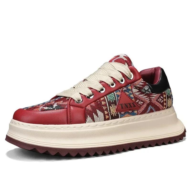 Sneaker Herren Freizeitschuhe Neu Outdoor PU-Leder Plateau Tennis Laufen Sport Wandern Luxus Skateboard Designer Modeschuhe